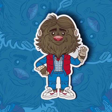 Bigfoot McFly Sticker